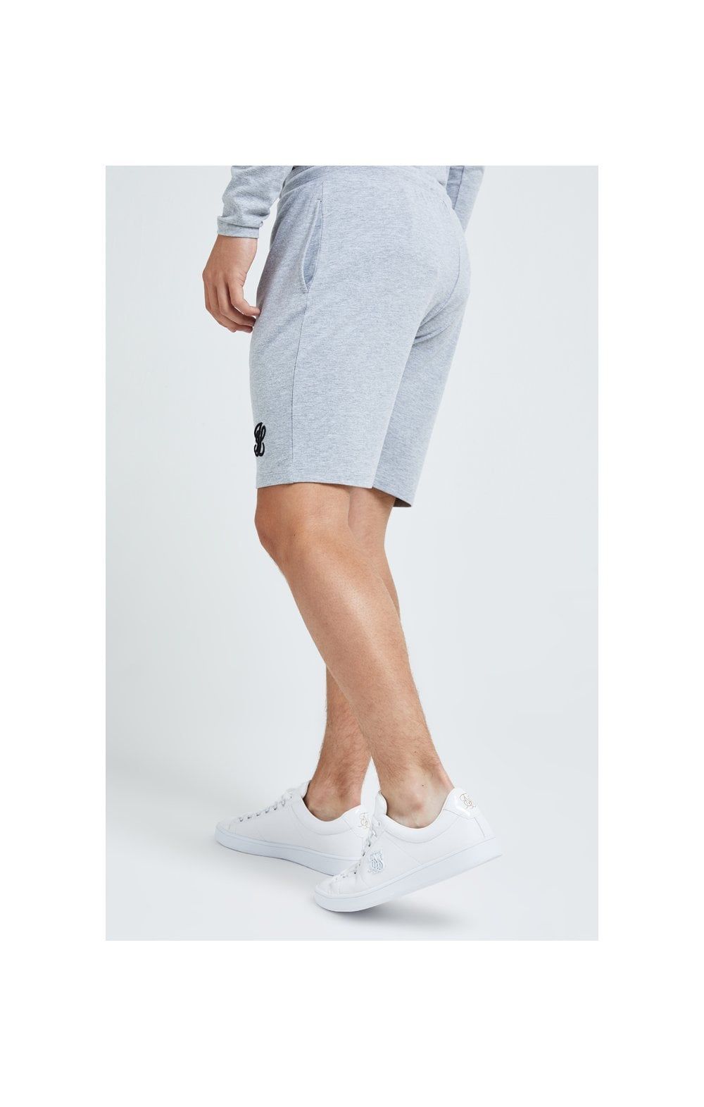 Boys Illusive Grey Marl Essentials Jersey Short sold by Siksilk product image thumbnail 4
