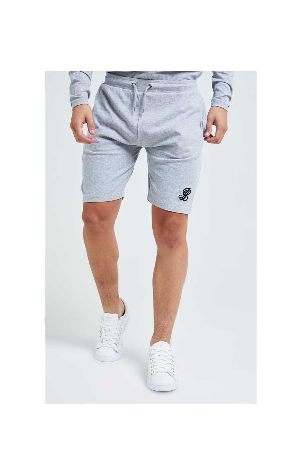 Boys Illusive Grey Marl Essentials Jersey Short sold by Siksilk