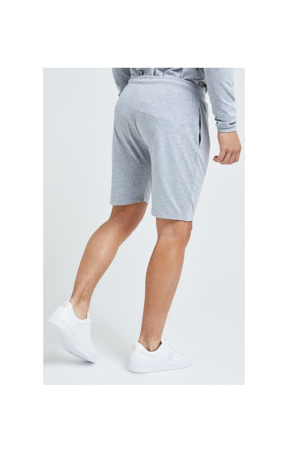 Boys Illusive Grey Marl Essentials Jersey Short sold by Siksilk product image thumbnail 5