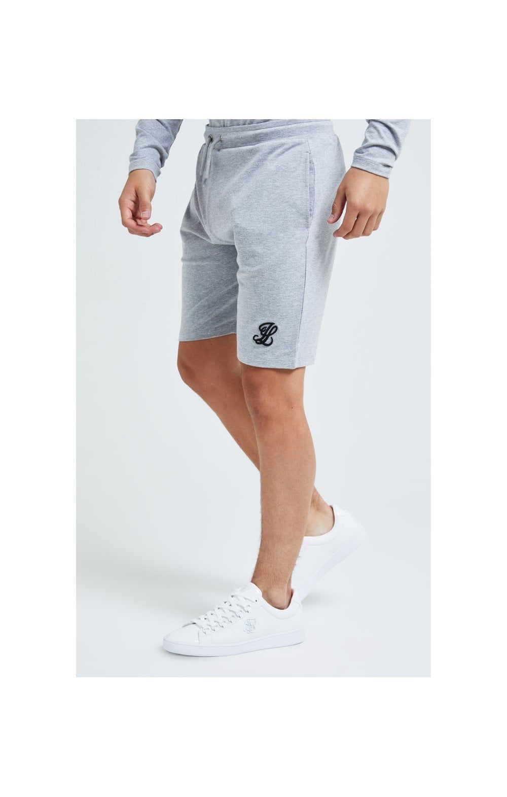 Boys Illusive Grey Marl Essentials Jersey Short sold by Siksilk product image thumbnail 2