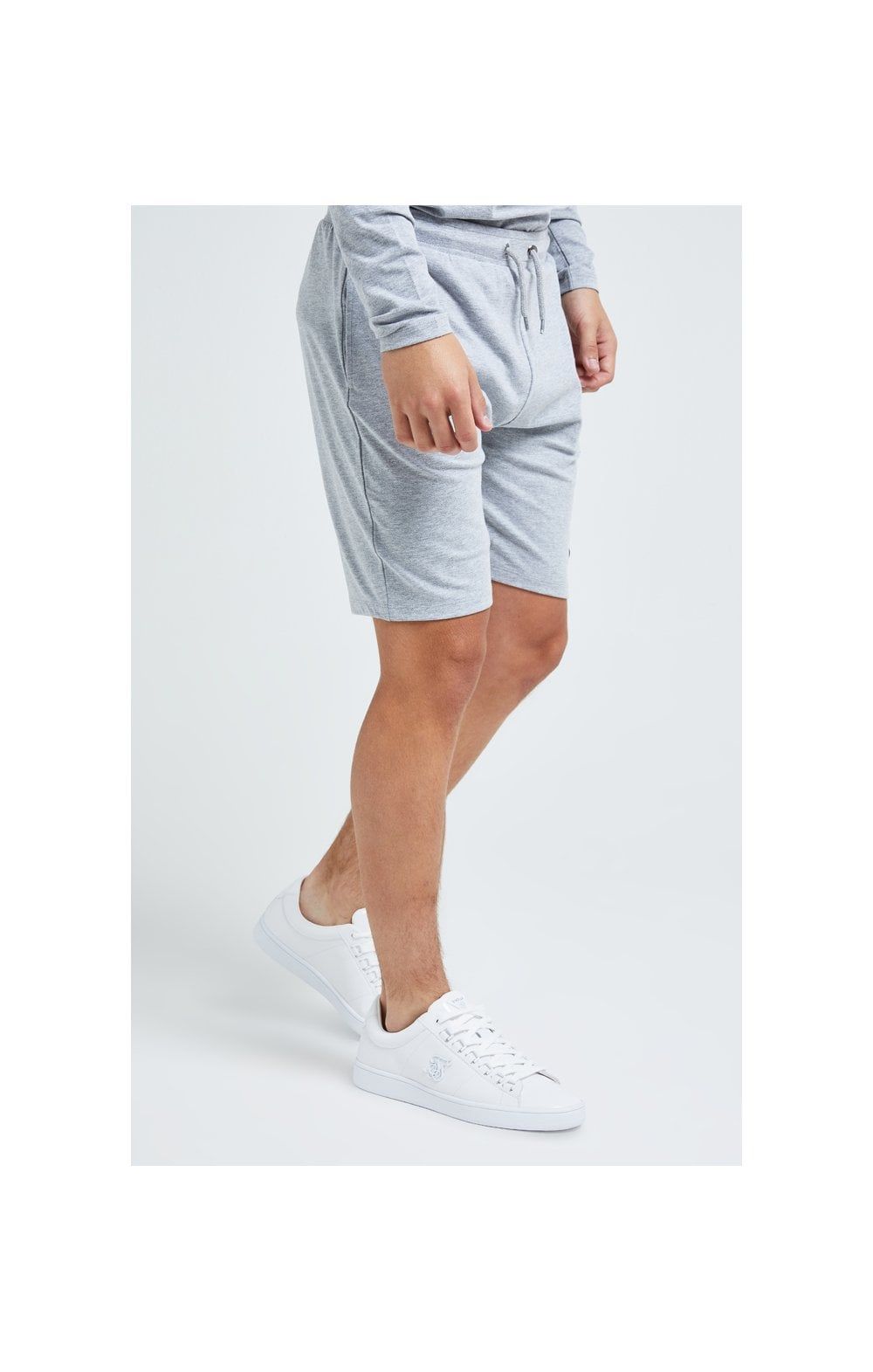 Boys Illusive Grey Marl Essentials Jersey Short sold by Siksilk product image thumbnail 3