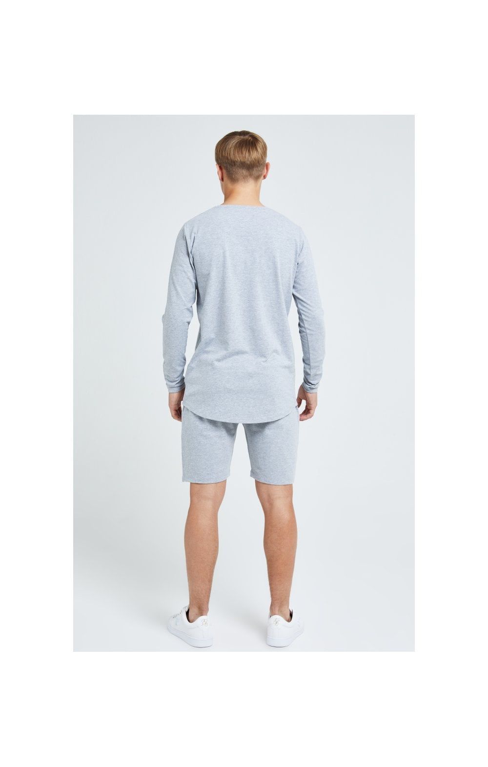 Boys Illusive Grey Marl Essentials Jersey Short sold by Siksilk product image thumbnail 7