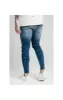 SikSilk Distressed Skinny Riot Wash Jeans - Raw Blue sold by Siksilk