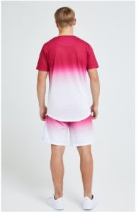 Illusive London Flux Fade Tee - Pink & White sold by Siksilk