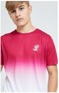 Illusive London Flux Fade Tee - Pink & White sold by Siksilk