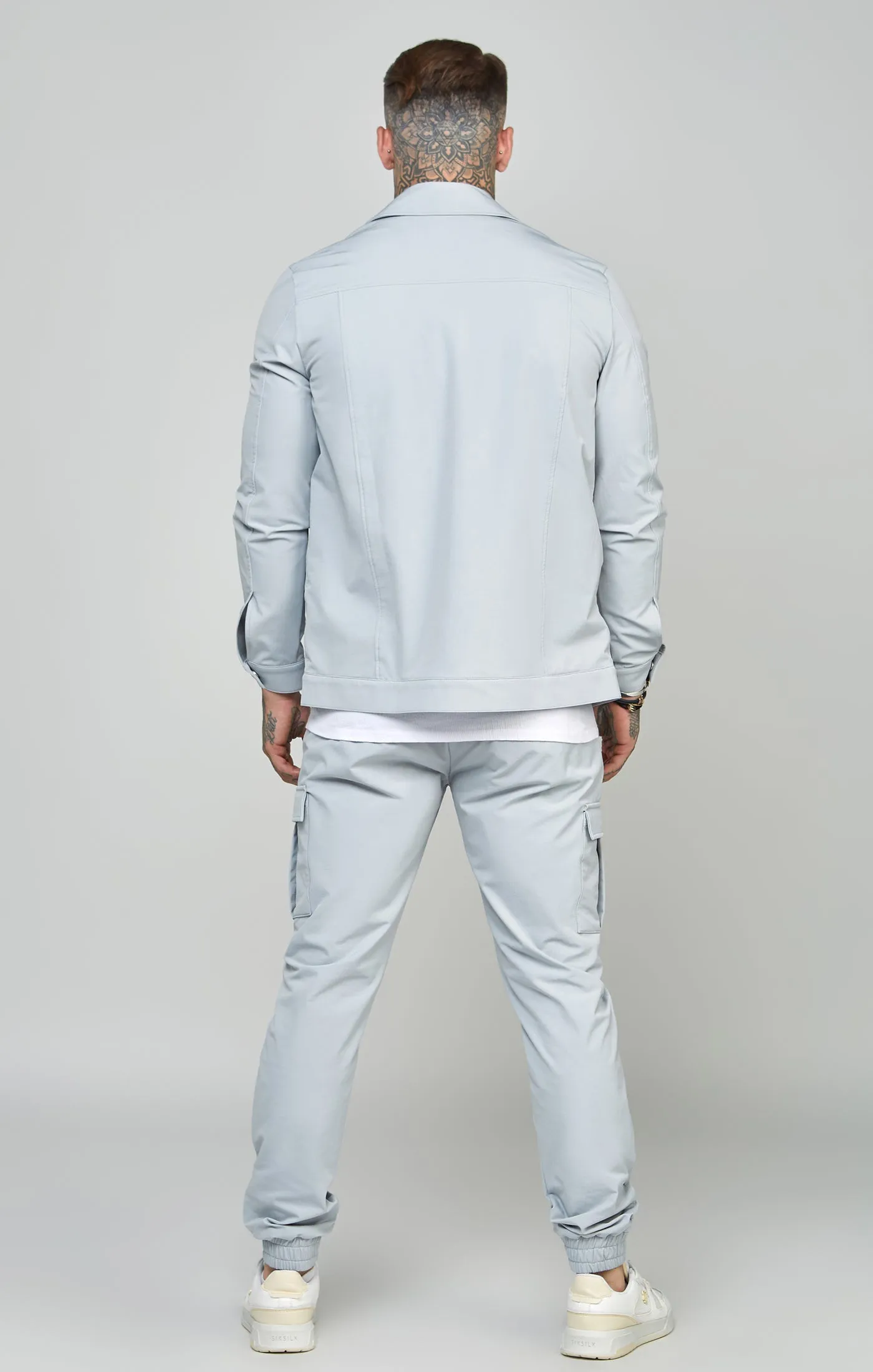 Grey Utility Cargo Jogger sold by Siksilk product image thumbnail 5