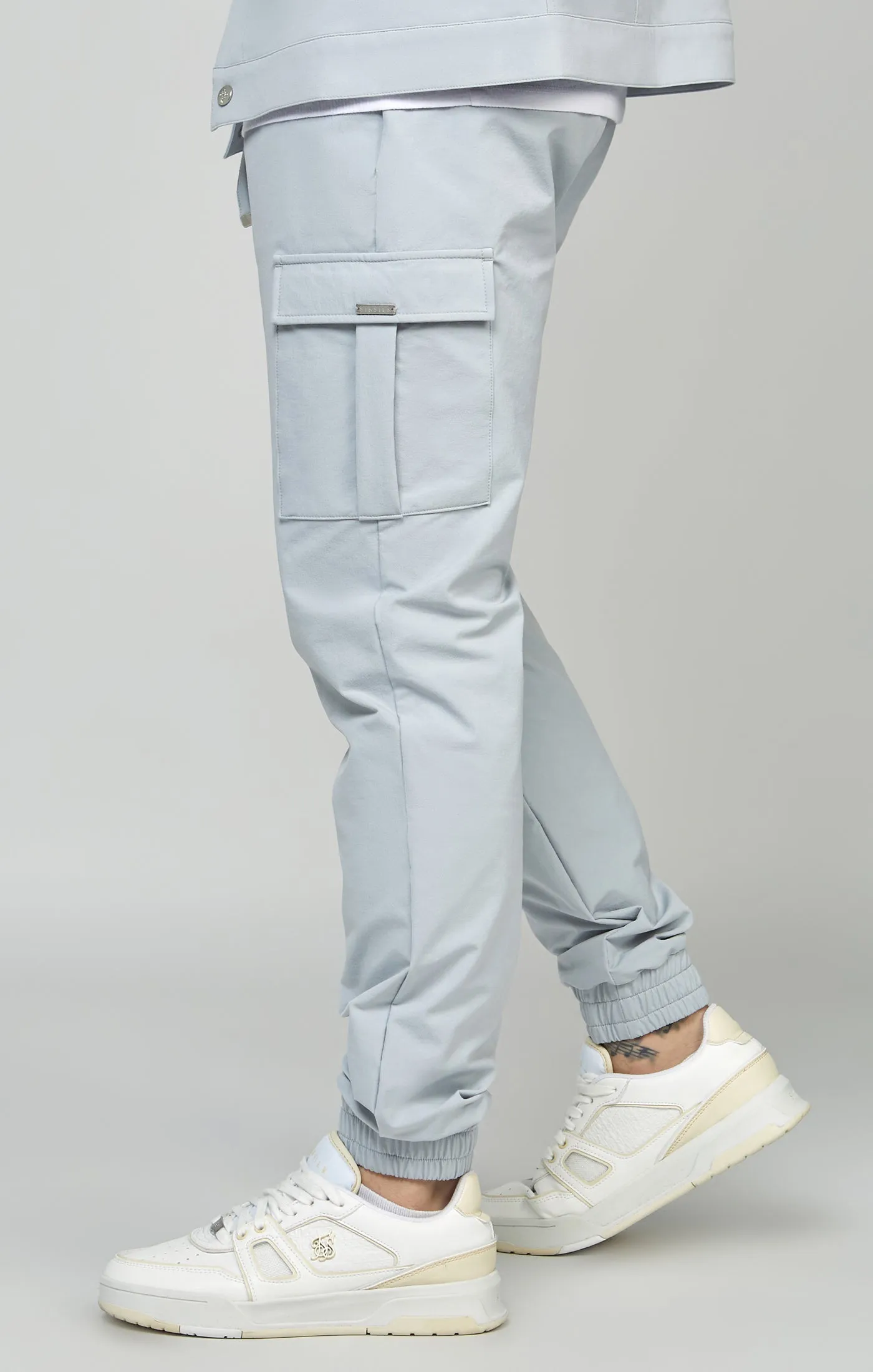 Grey Utility Cargo Jogger sold by Siksilk product image thumbnail 2