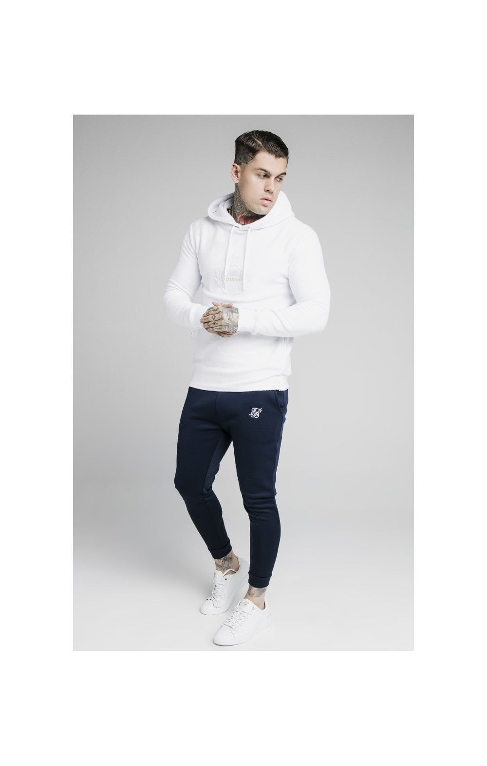 SikSilk Element Overhead Hoodie - White sold by Siksilk product image thumbnail 3