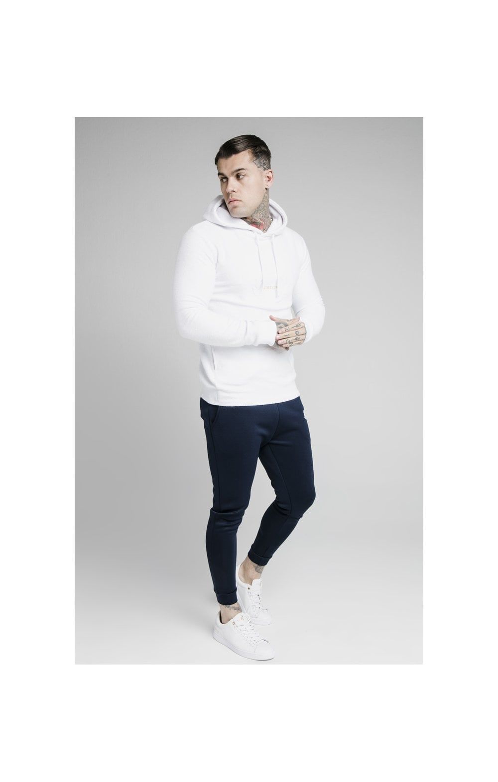 SikSilk Element Overhead Hoodie - White sold by Siksilk product image thumbnail 5
