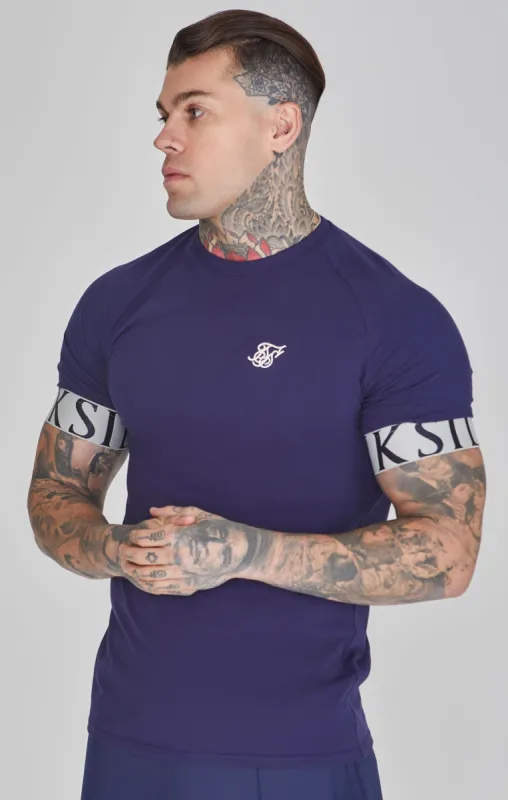 Navy Tech T-Shirt sold by Siksilk