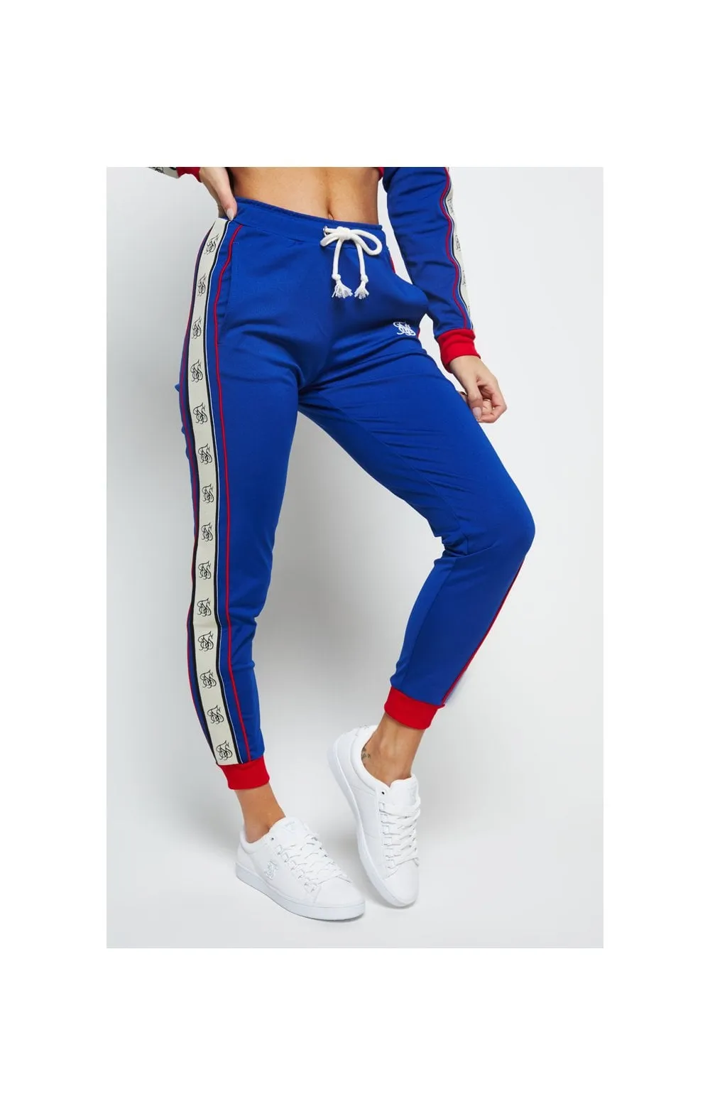 SikSilk Premium Tape Track Pants – Blue sold by Siksilk product image thumbnail 2