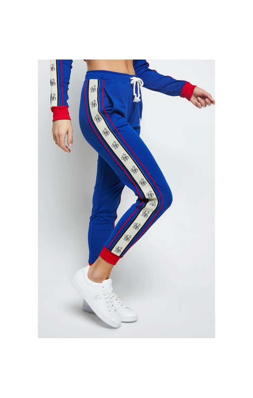 SikSilk Premium Tape Track Pants – Blue sold by Siksilk product image thumbnail 3