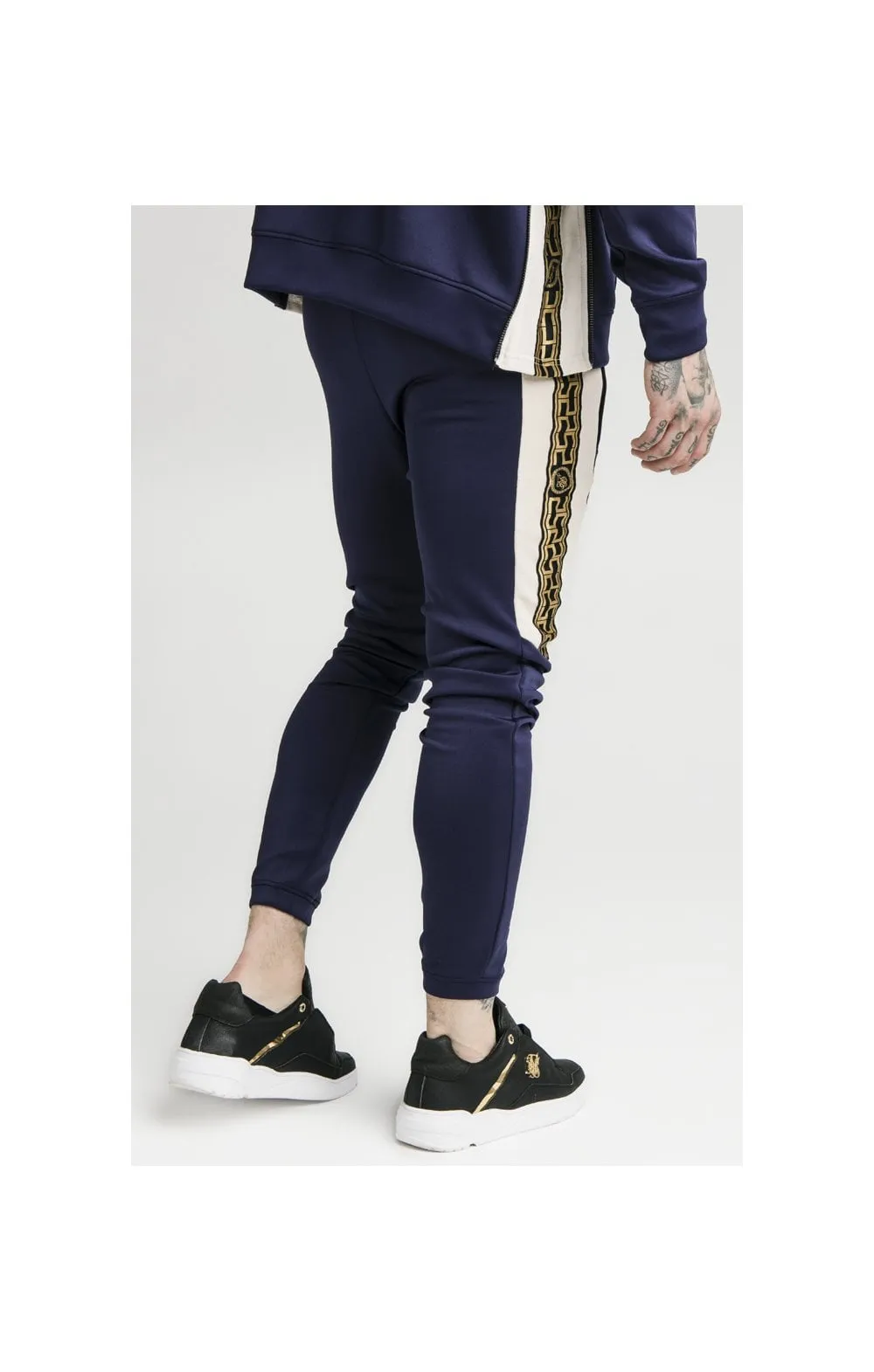 SikSilk hybrid Panel Taped Pants – Navy sold by Siksilk product image thumbnail 4