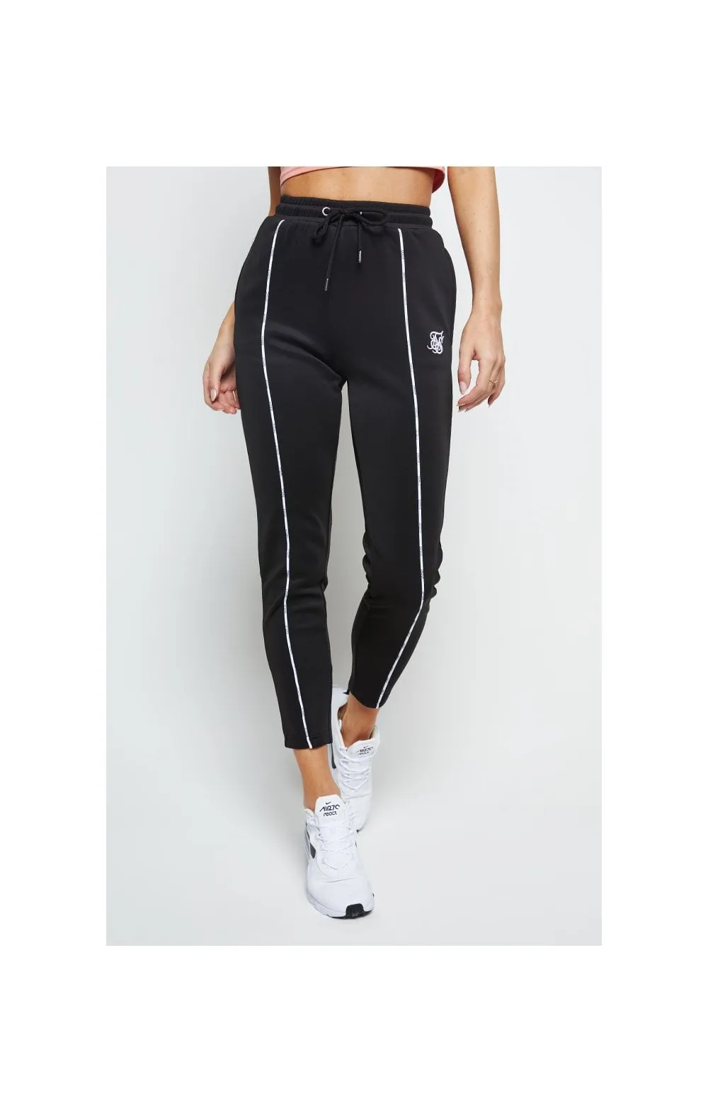 SikSilk Duality Track Pants – Black sold by Siksilk