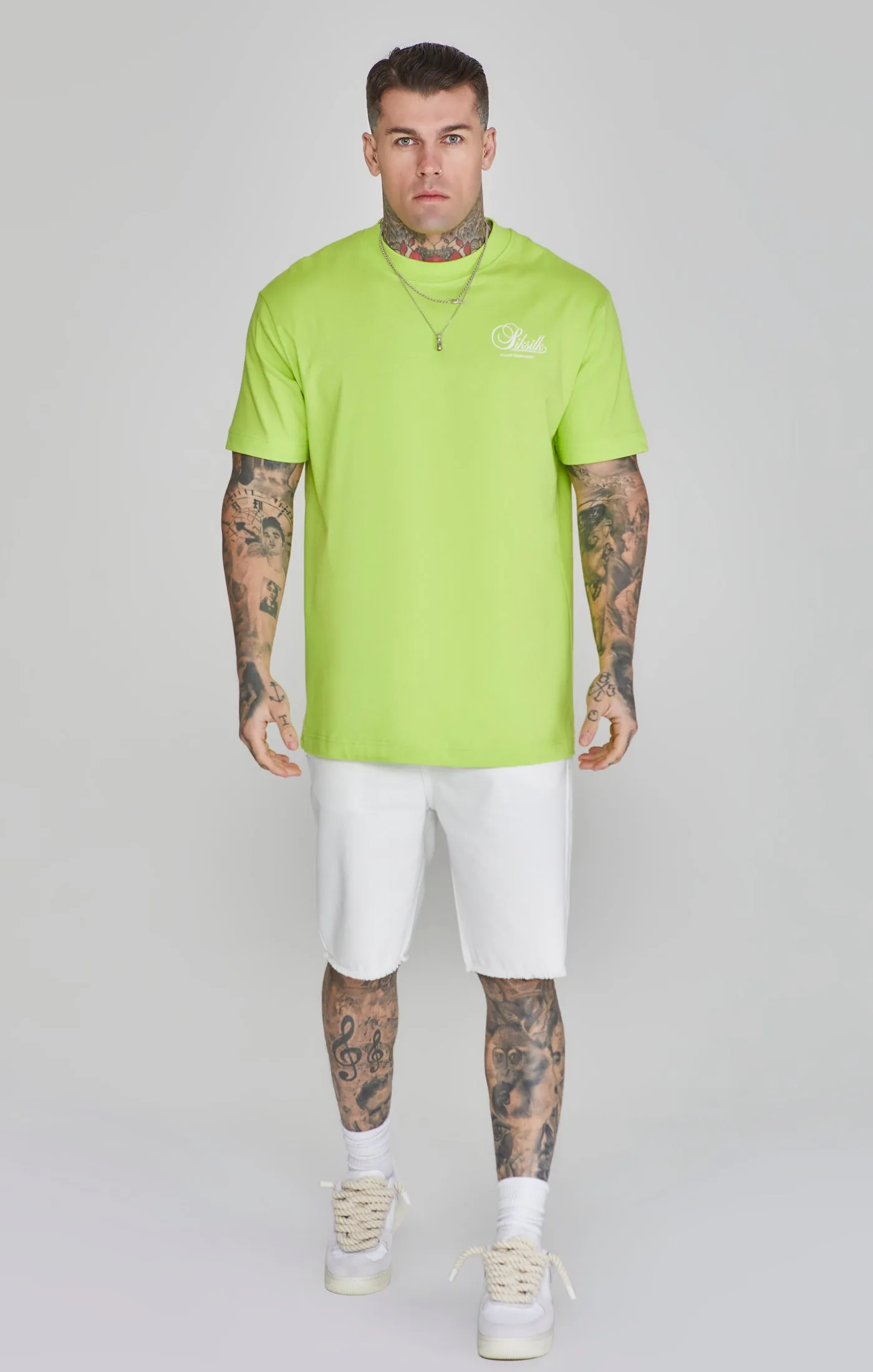 White Denim Shorts sold by Siksilk product image thumbnail 2