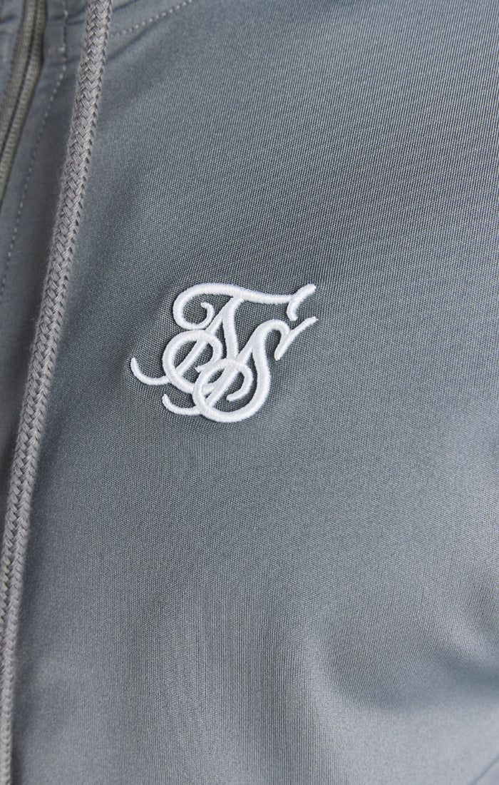 Grey Zip Through Hoodie sold by Siksilk product image thumbnail 2