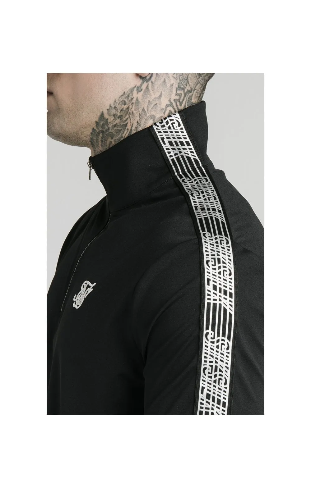 SikSilk Runner Quarter Zip - Black sold by Siksilk product image thumbnail 2