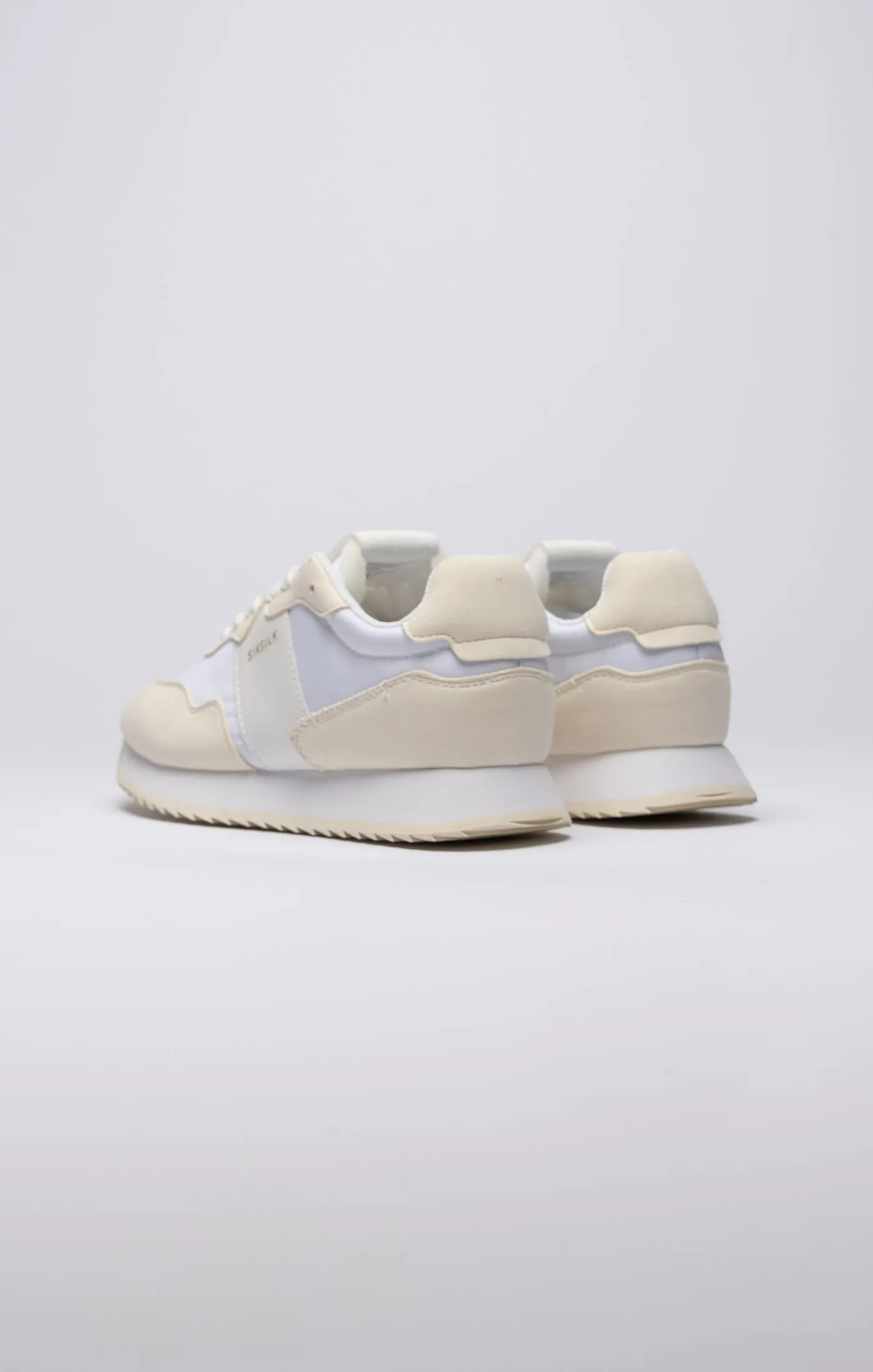 White Retro Running Trainer sold by Siksilk product image thumbnail 5