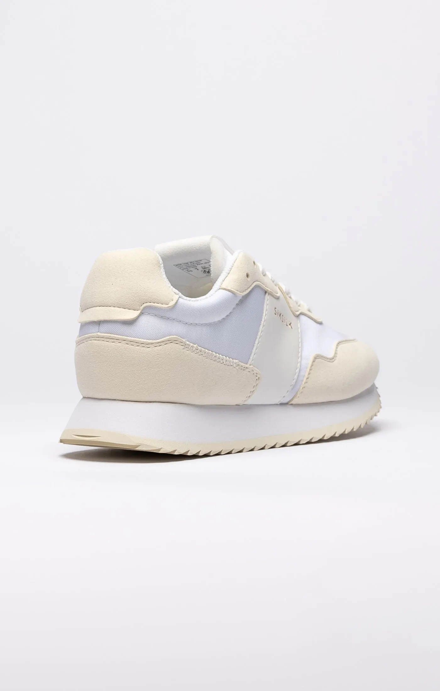White Retro Running Trainer sold by Siksilk product image thumbnail 2