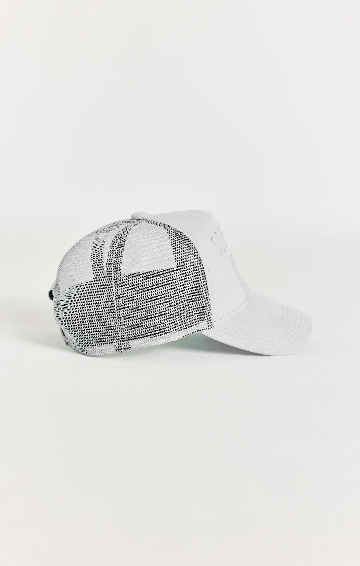 Grey Sueded Mesh 89 Trucker Cap sold by Siksilk product image thumbnail 3