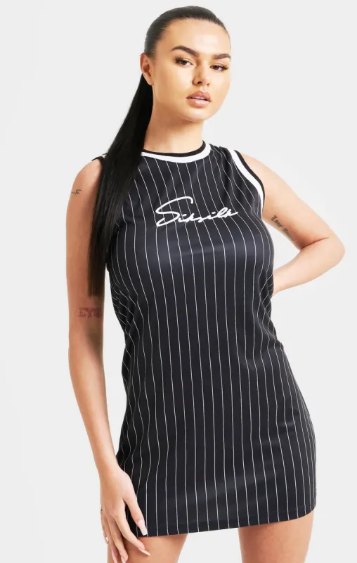 Black Basketball Dress made by Siksilk