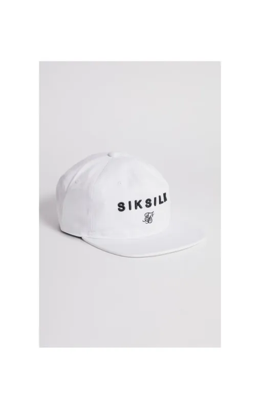SikSilk Cotton Snapback - White sold by Siksilk