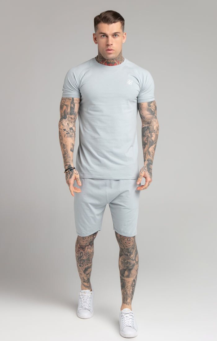 Blue Short And T-Shirt Twin Set sold by Siksilk