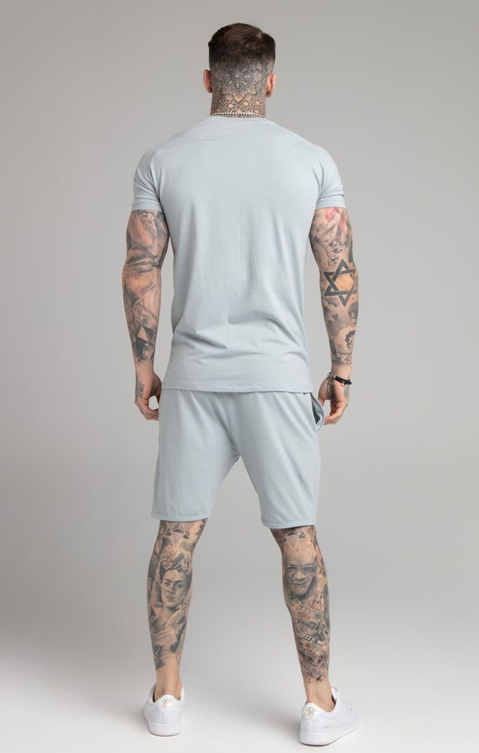 Blue Short And T-Shirt Twin Set sold by Siksilk product image thumbnail 2