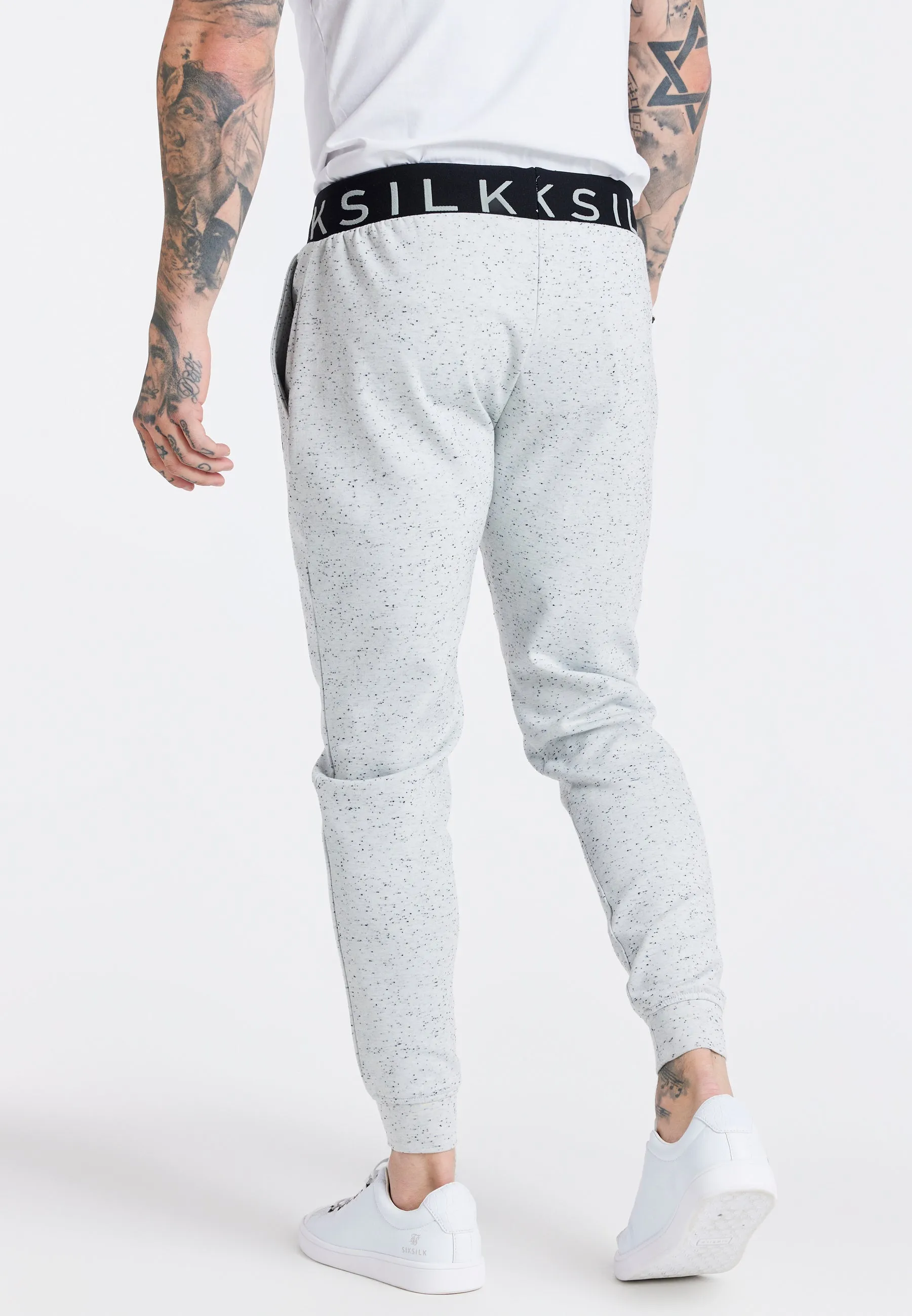 Grey Neps Jogger sold by Siksilk product image thumbnail 4