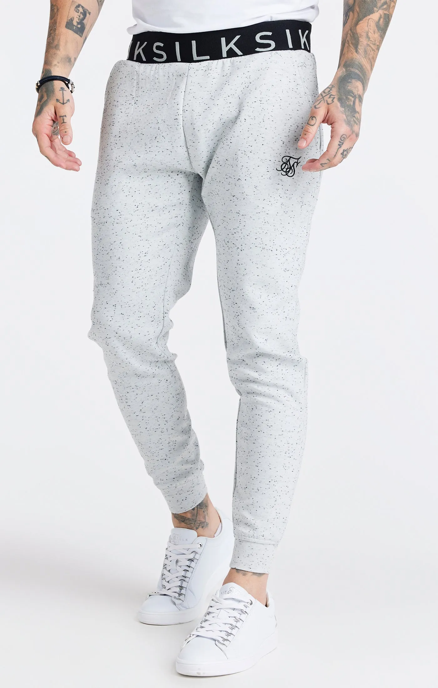 Grey Neps Jogger sold by Siksilk