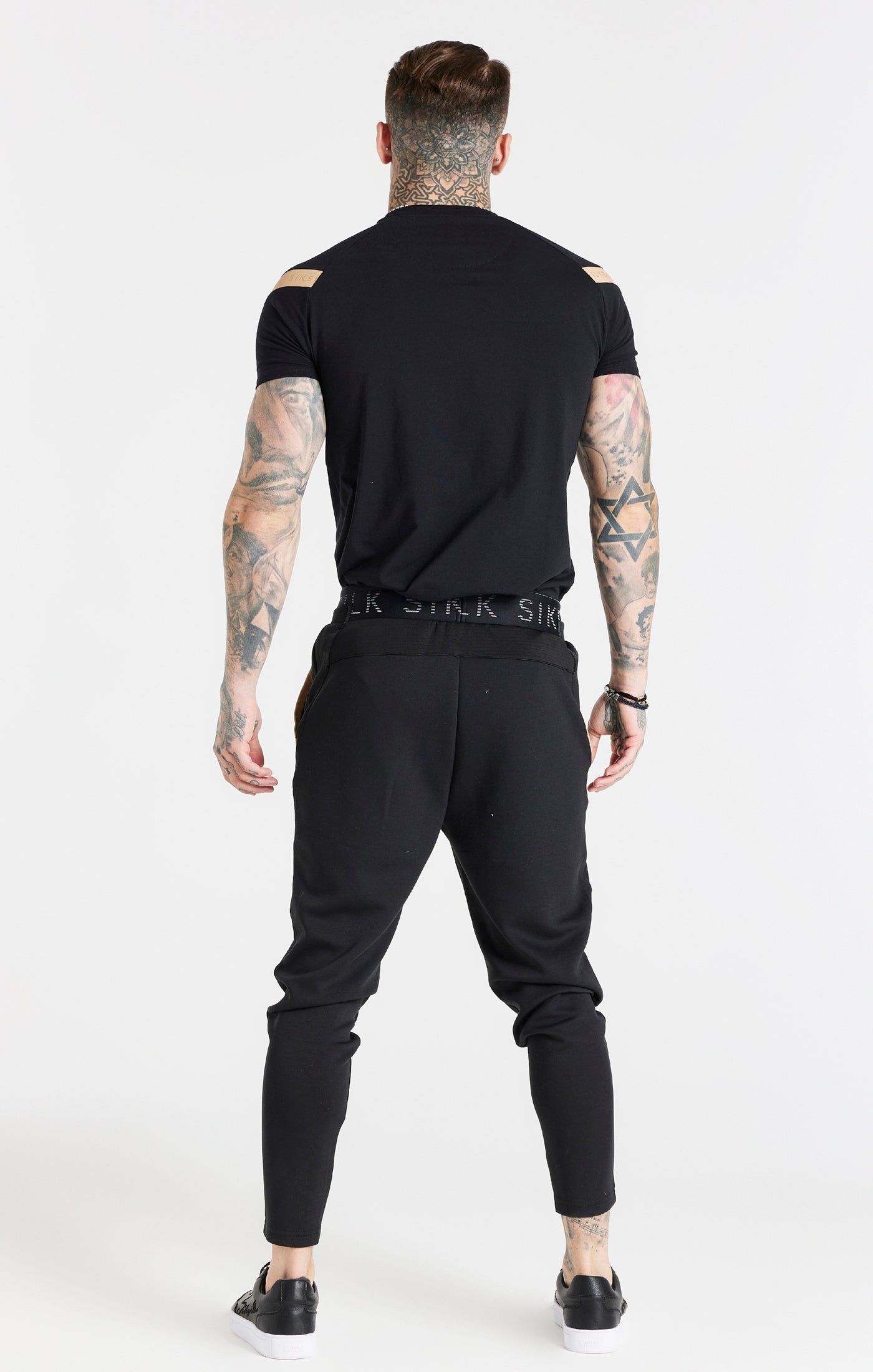 Black Sport Muscle Fit T-Shirt sold by Siksilk product image thumbnail 5