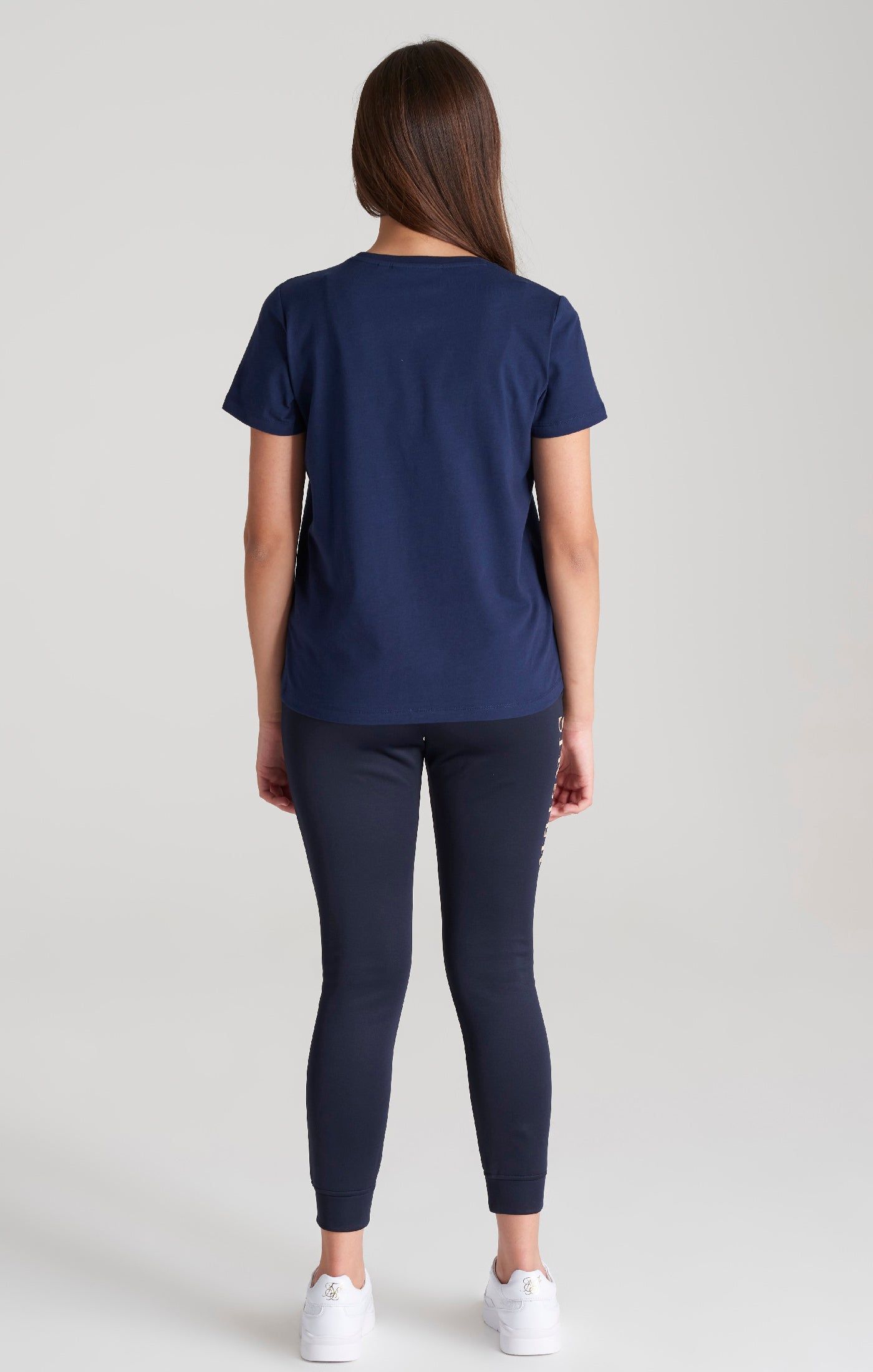 Girls Navy Logo Jogger sold by Siksilk product image thumbnail 6