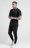 Black Printed Logo Relaxed Fit T-Shirt sold by Siksilk