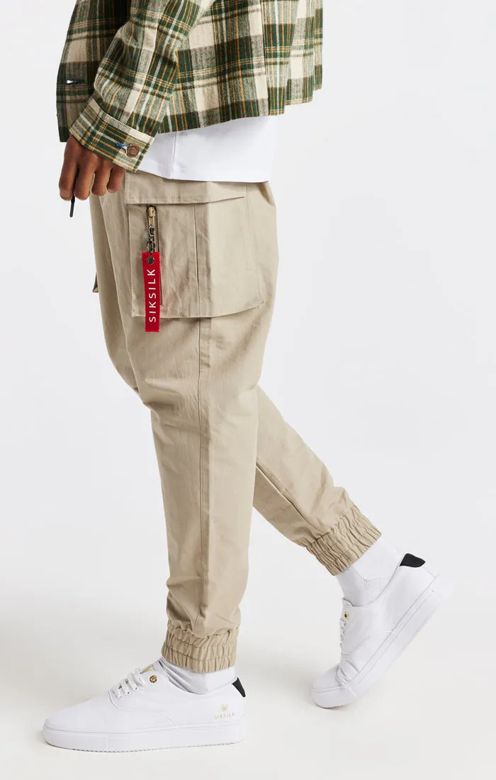 Beige Flight Cargo Pant sold by Siksilk product image thumbnail 3