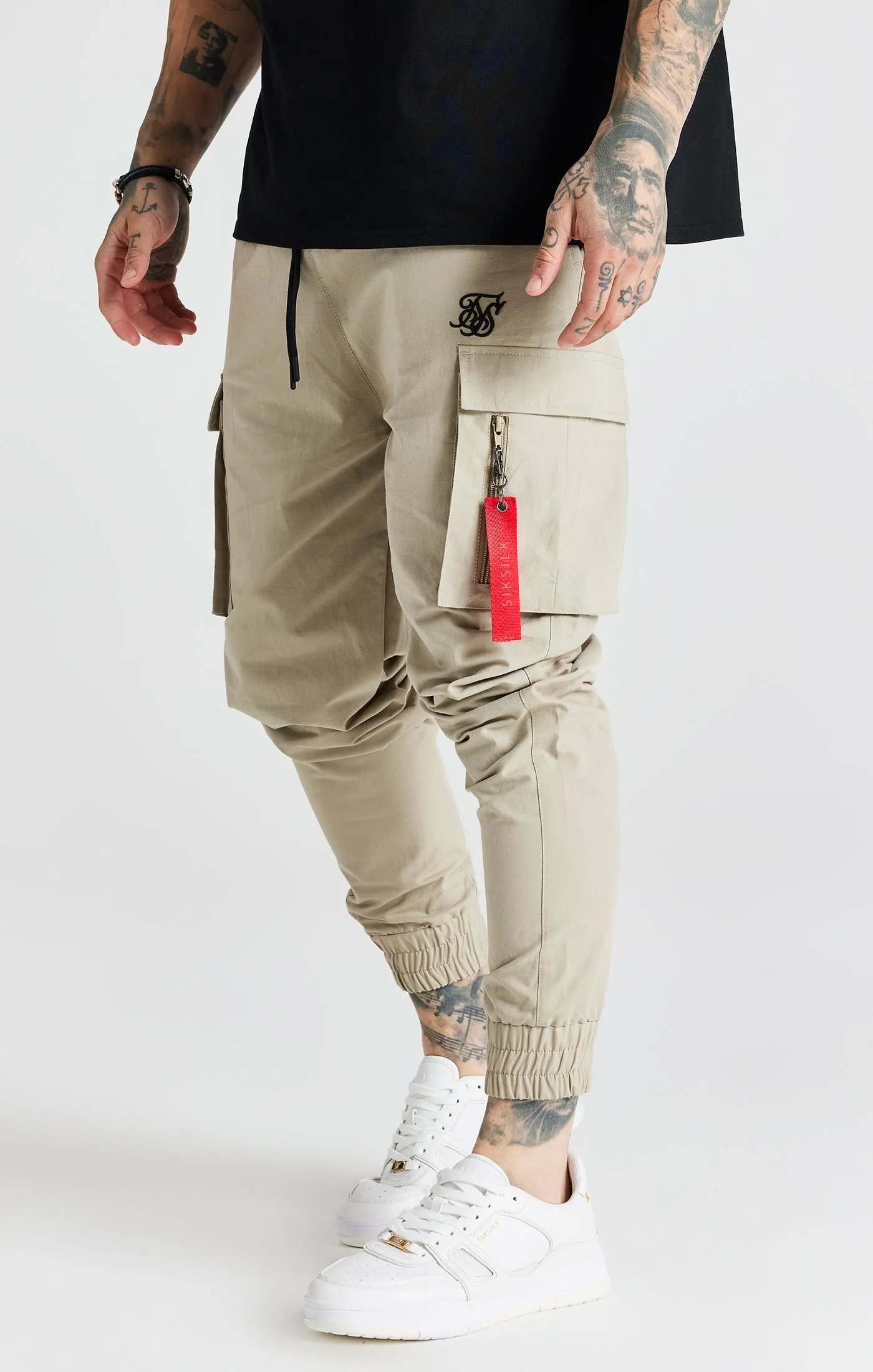 Beige Flight Cargo Pant sold by Siksilk
