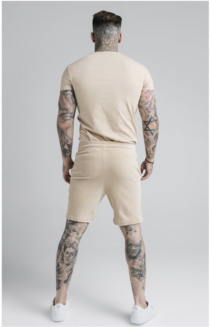 SikSilk Allure Straight Hem Gym Tee - Beige sold by Siksilk product image thumbnail 6