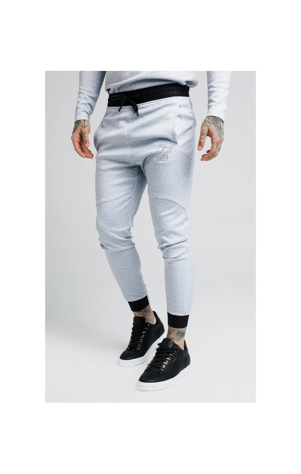 SikSilk Agility Track Pants – Grey Marl sold by Siksilk product image thumbnail 2