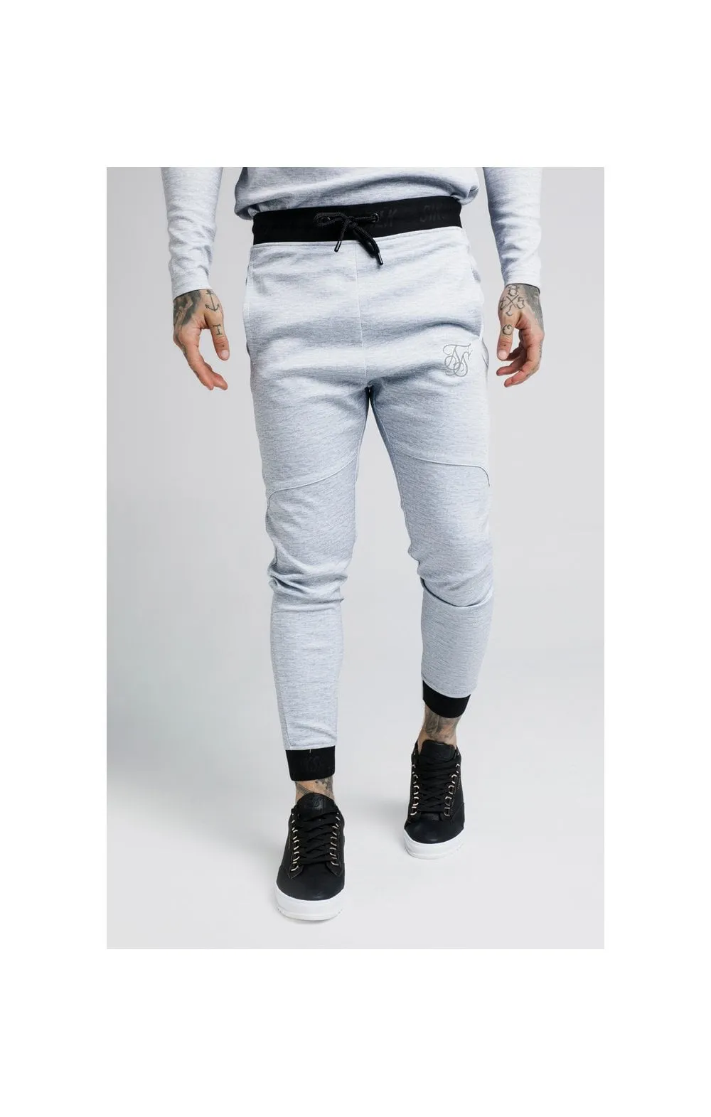 SikSilk Agility Track Pants – Grey Marl sold by Siksilk