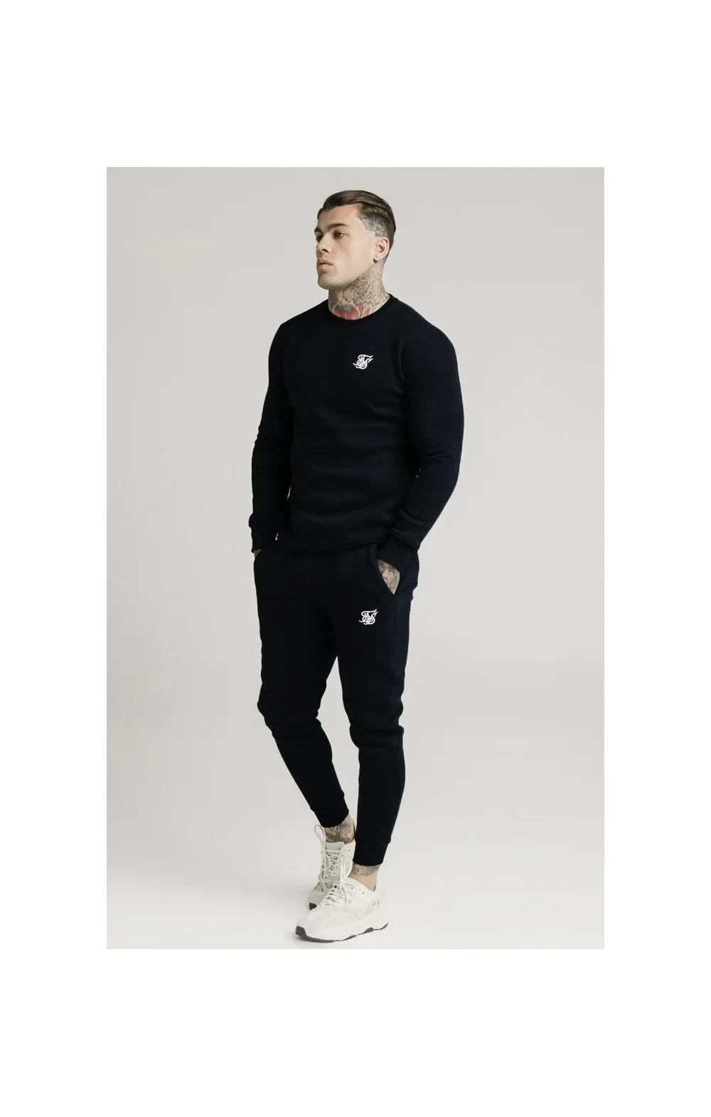 SikSilk Crew Sweat - Black sold by Siksilk product image thumbnail 4