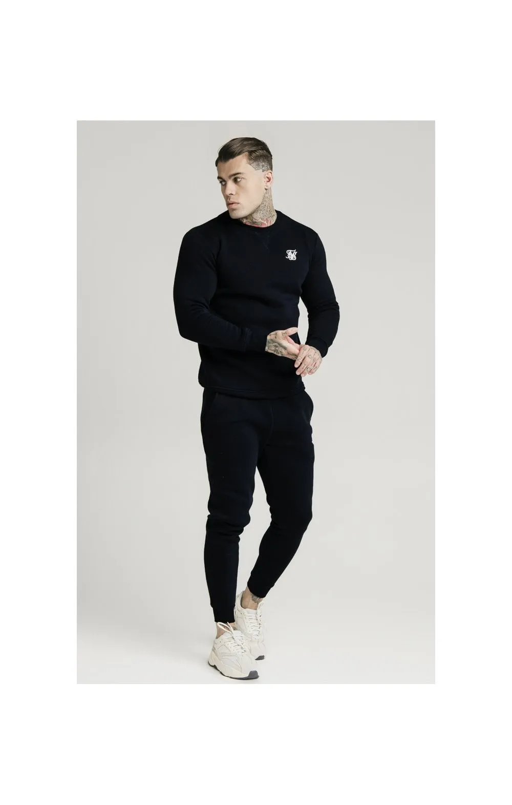 SikSilk Crew Sweat - Black sold by Siksilk product image thumbnail 2