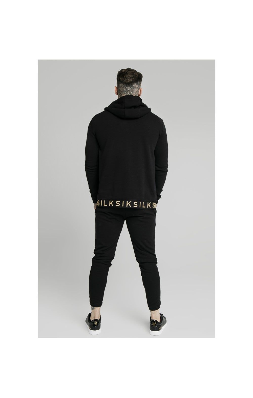 SikSilk Elastic Jacquard Pants - Black sold by Siksilk product image thumbnail 6