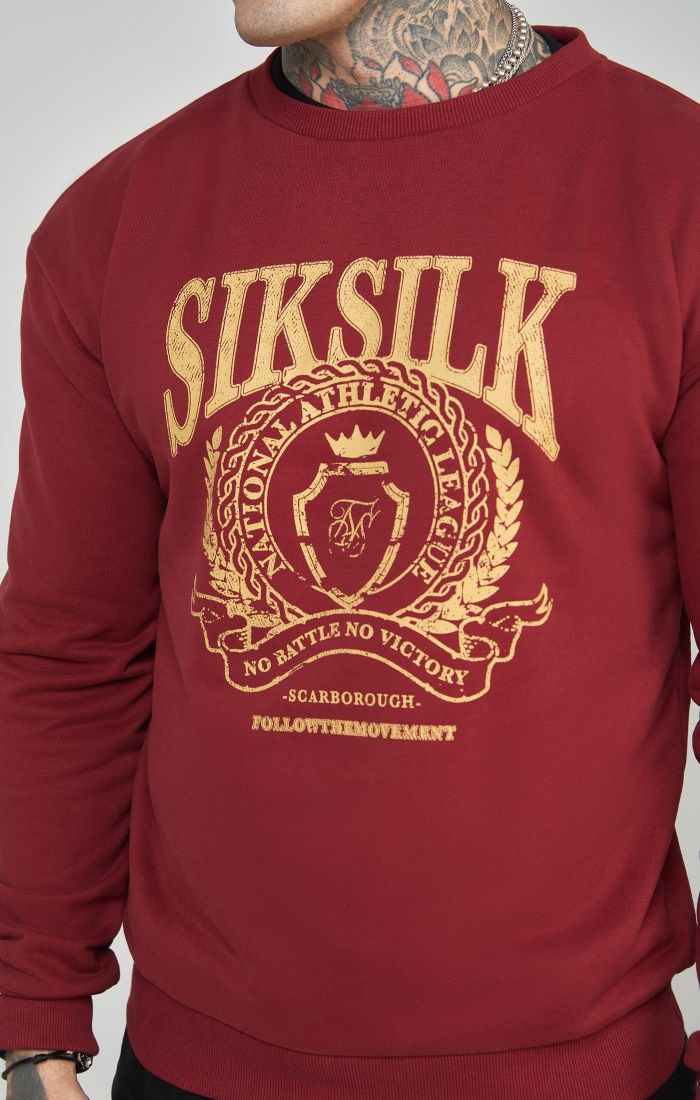 Oversized Crest Logo Sweatshirt sold by Siksilk product image thumbnail 2