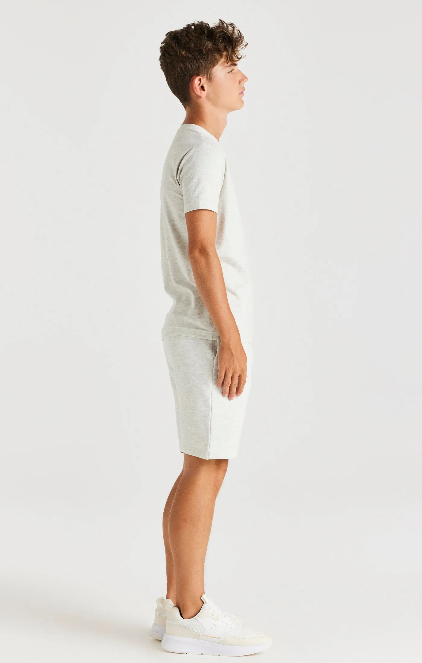 SikSilk Short Sleeve Tee - Snow Marl sold by Siksilk product image thumbnail 4