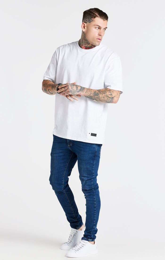 White Oversized T-Shirt sold by Siksilk product image thumbnail 4