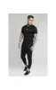 SikSilk Tranquil Dual Cuff Pants - Black & Grey sold by Siksilk