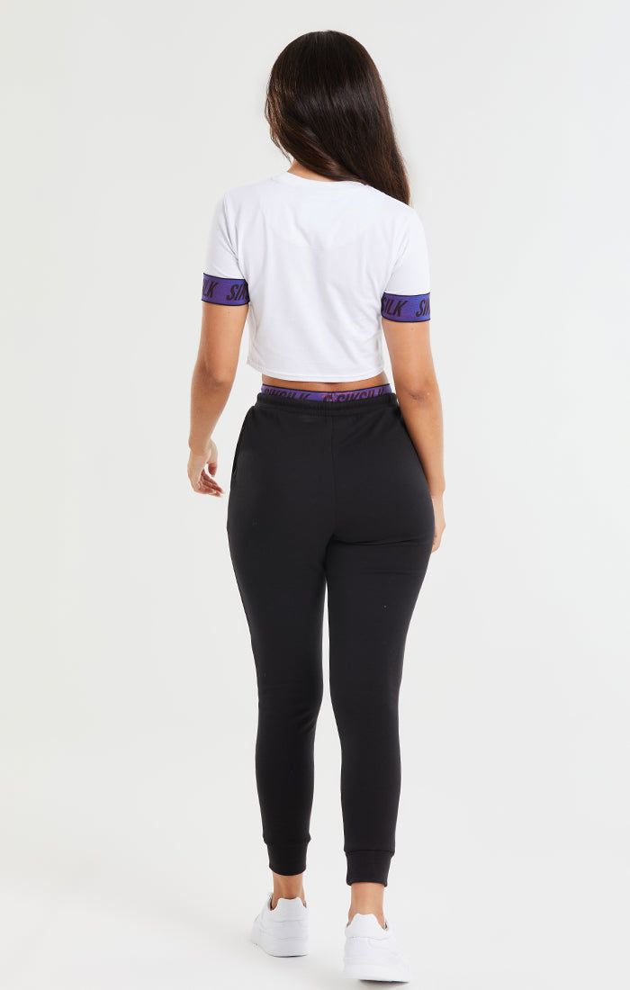 SikSilk Iridescent Crop Tee - White sold by Siksilk product image thumbnail 6