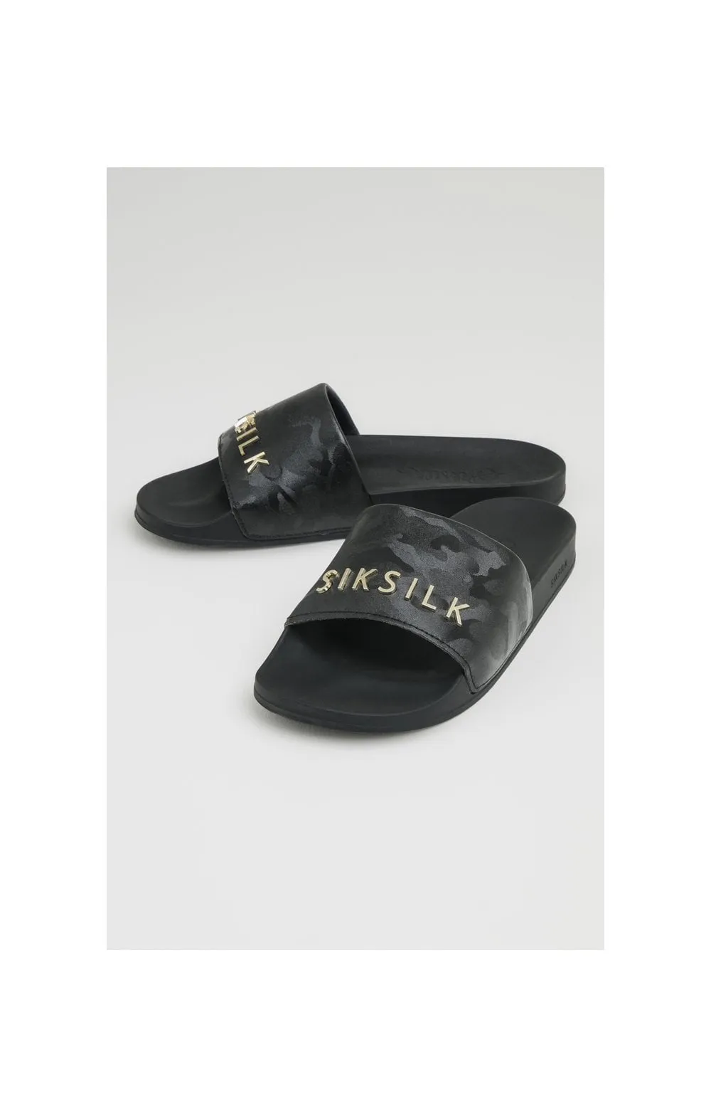 SikSilk Alpha Camo Slides - Black sold by Siksilk product image thumbnail 2