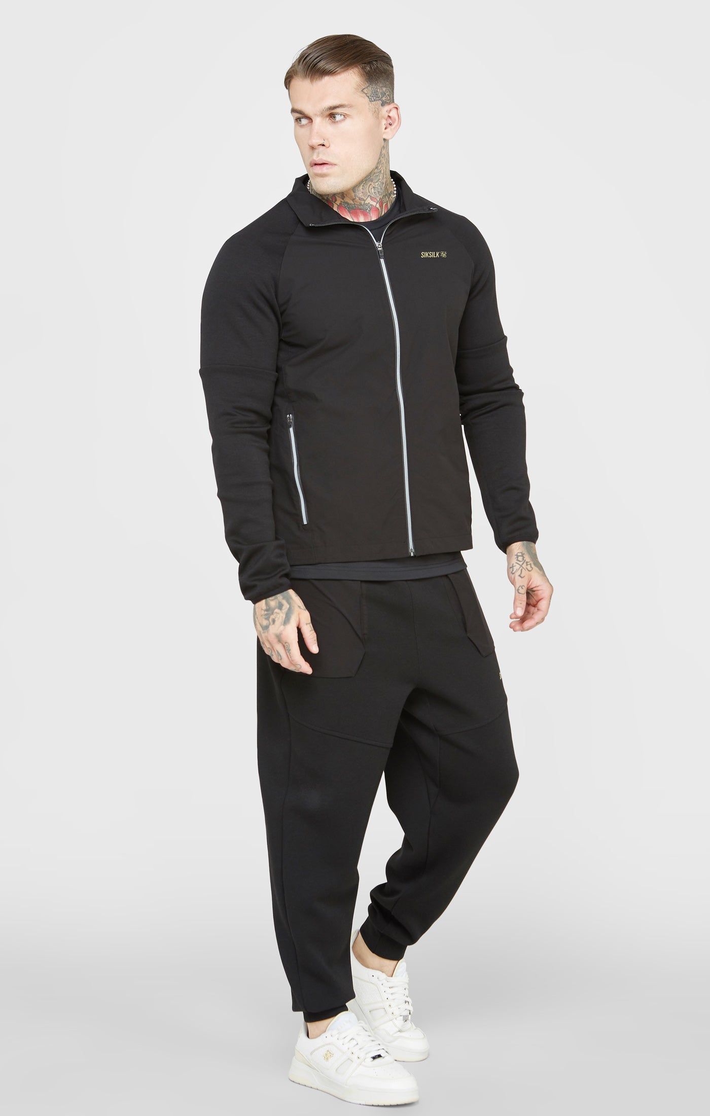 Black Sports Zip-Thru sold by Siksilk product image thumbnail 4