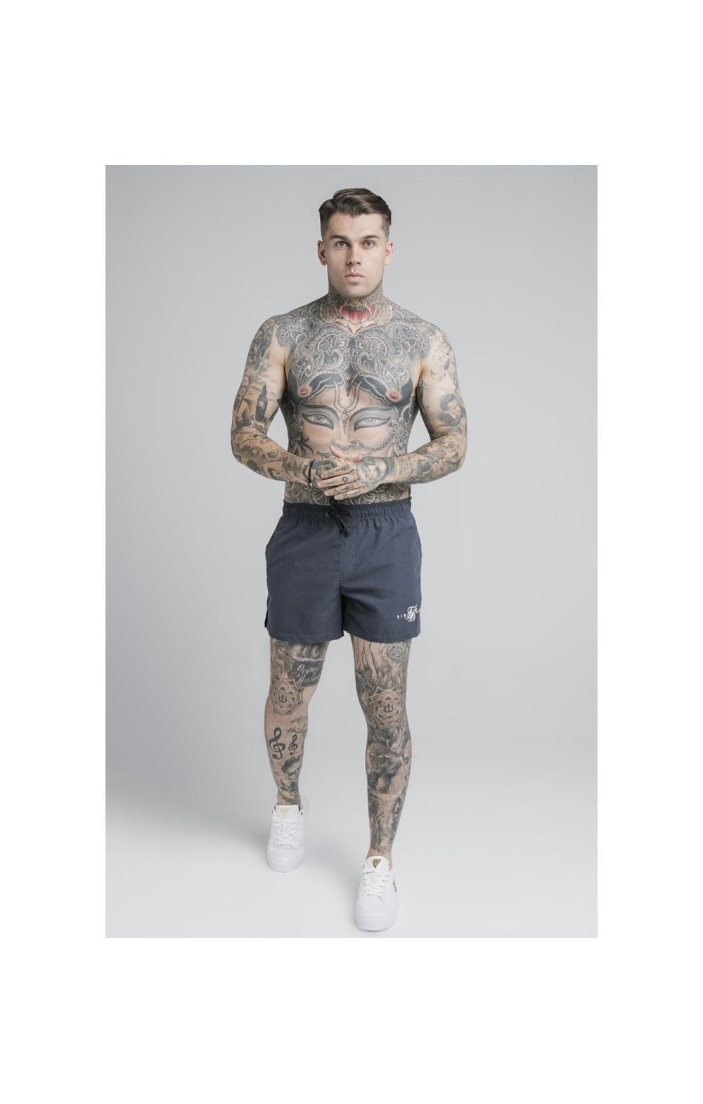 Navy Standard Swim Short sold by Siksilk product image thumbnail 3