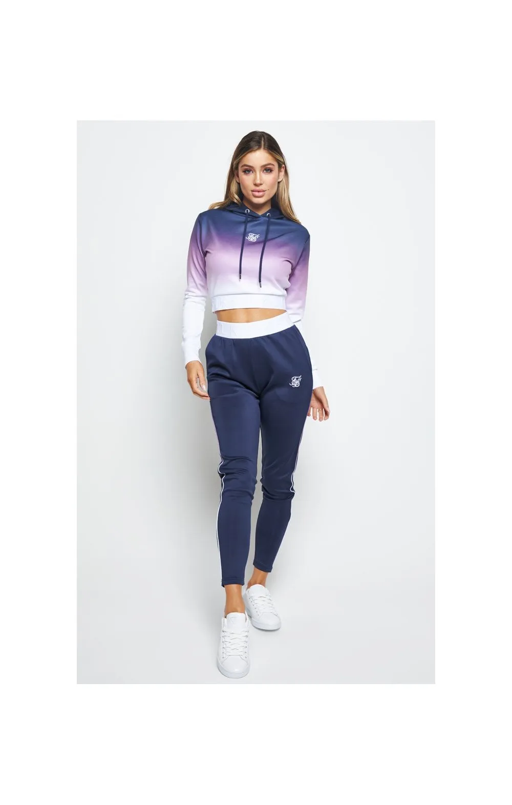 SikSilk Violet Fade Track Top - Violet & Navy sold by Siksilk product image thumbnail 3